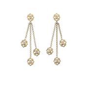 Carave Paris Fleur de Lune Cascade Diamond Earrings