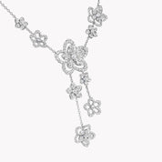 Carave Paris Floral Cascade Diamond Necklace