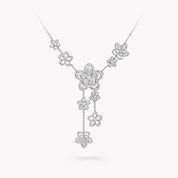 Carave Paris Floral Cascade Diamond Necklace