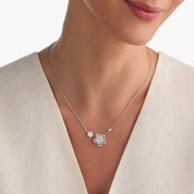 Carave Paris Floral Diamond Butterfly Pendant Necklace