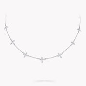 Carave Paris Floral Diamond Chain Necklace