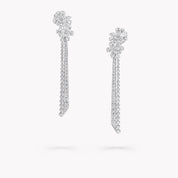 Carave Paris Floral Diamond Drop Earrings