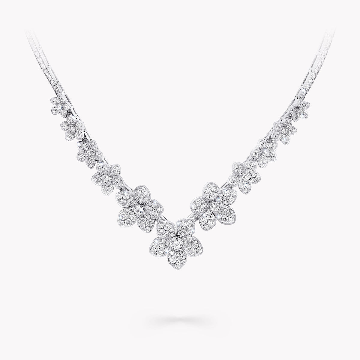 Carave Paris Floral Diamond Garden Necklace