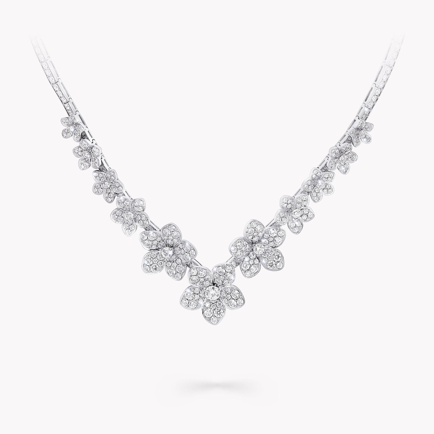 Carave Paris Floral Diamond Garden Necklace