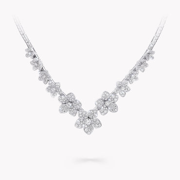 Carave Paris Floral Diamond Garden Necklace