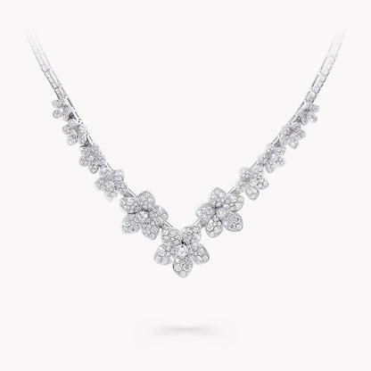 Carave Paris Floral Diamond Garden Necklace