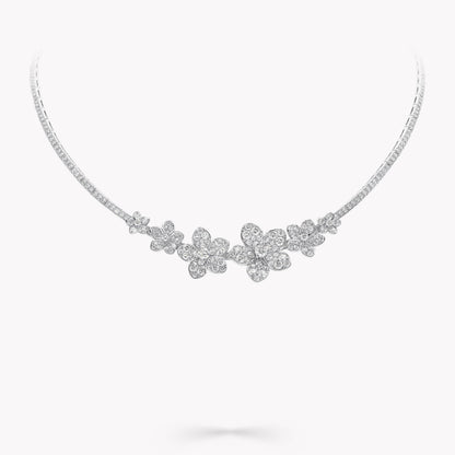 Carave Paris Floral Diamond Luxury Necklace