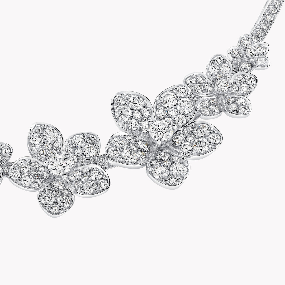 Carave Paris Floral Diamond Luxury Necklace