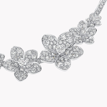 Carave Paris Floral Diamond Luxury Necklace