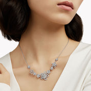 Carave Paris Floral Diamond Statement Necklace
