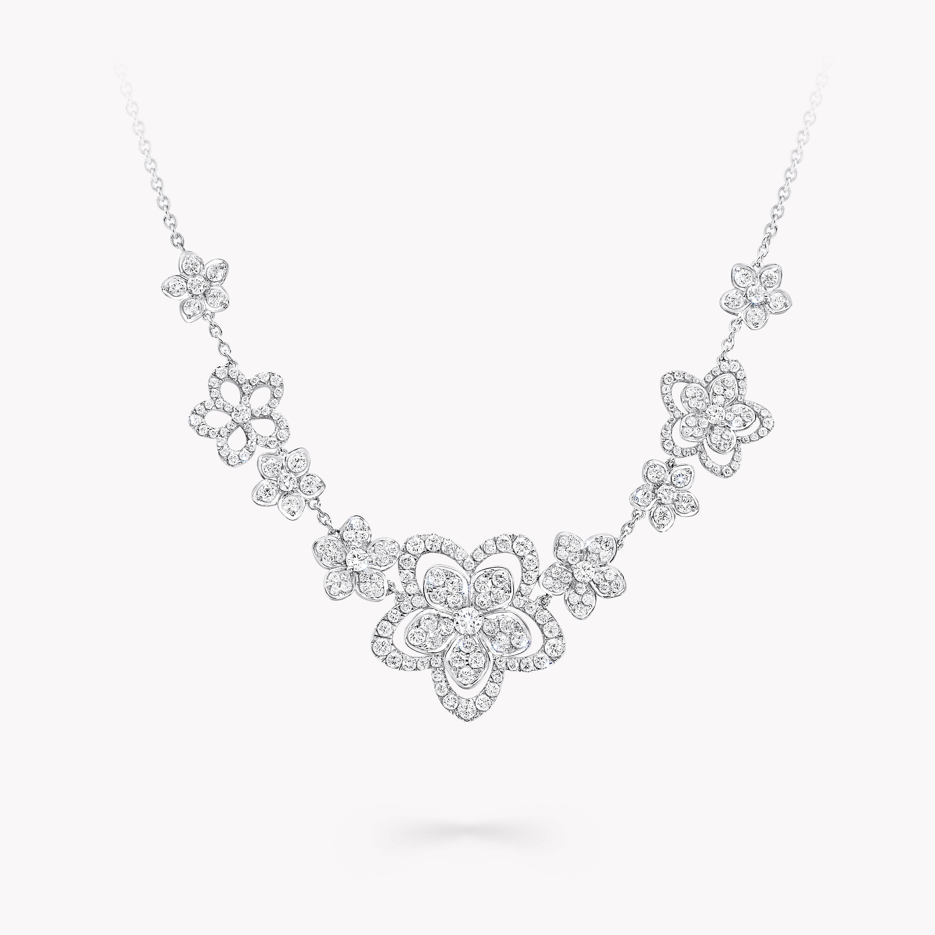 Carave Paris Floral Diamond Statement Necklace