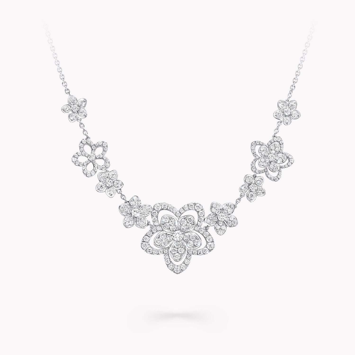 Carave Paris Floral Diamond Statement Necklace