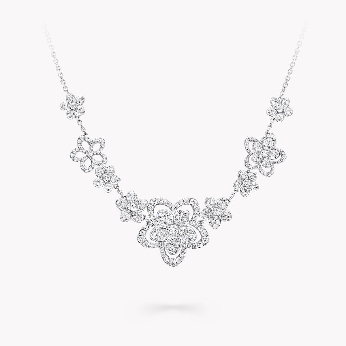 Carave Paris Floral Diamond Statement Necklace