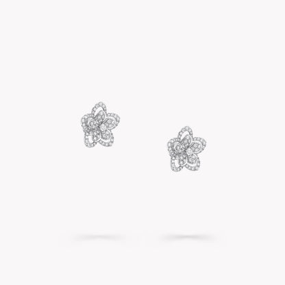 Carave Paris Floral Diamond Stud Earrings