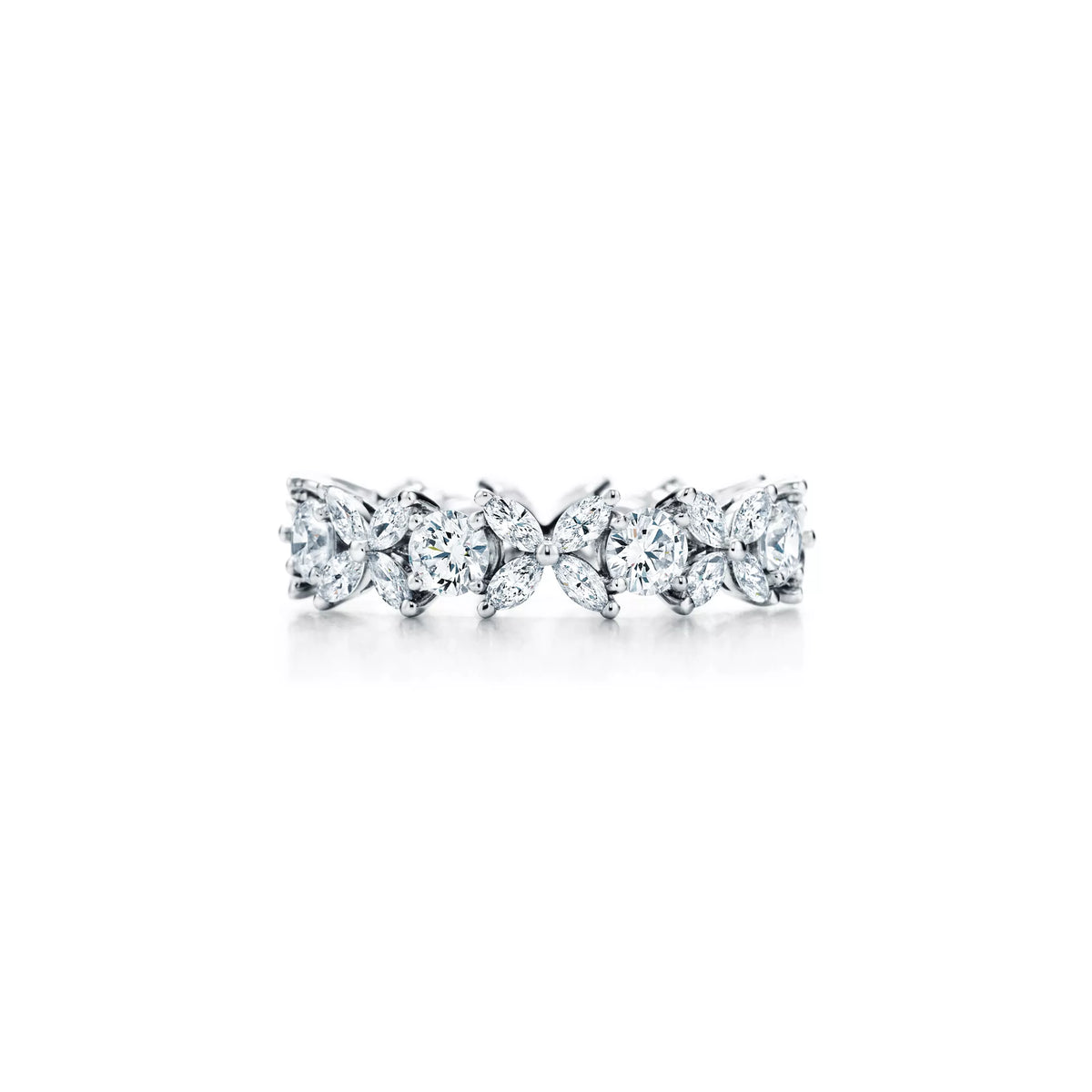 Carave Paris Floral Marquise Diamond Eternity Ring