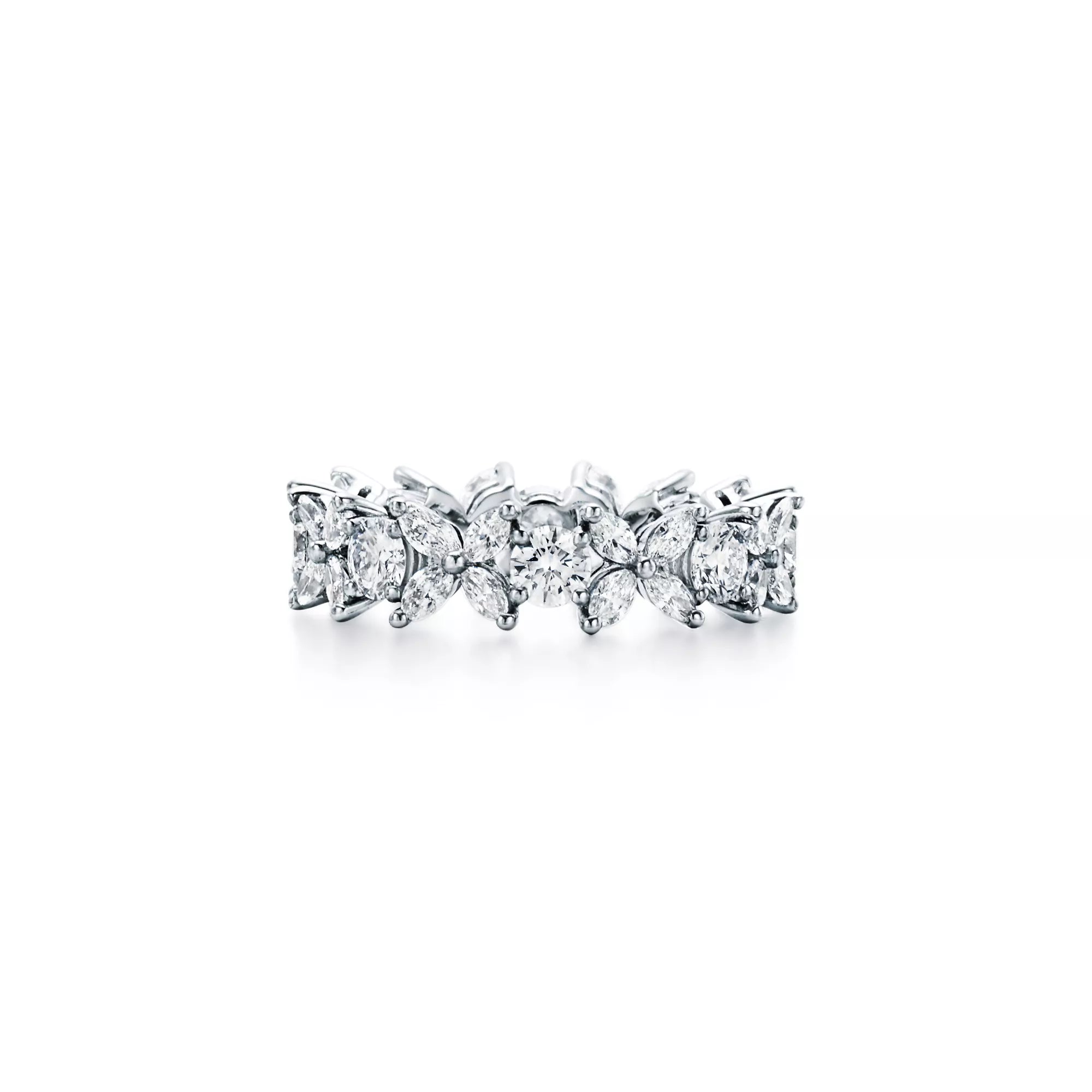 Carave Paris Floral Marquise Diamond Eternity Ring