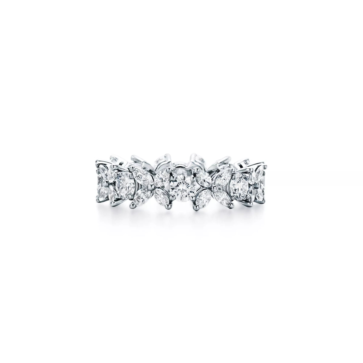 Carave Paris Floral Marquise Diamond Eternity Ring