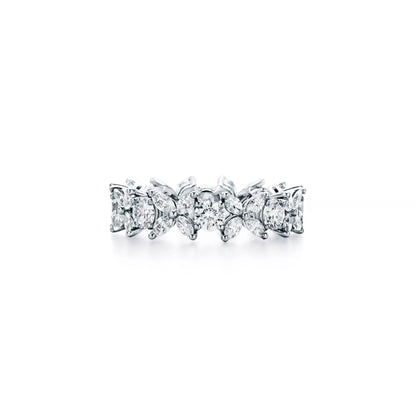 Carave Paris Floral Marquise Diamond Eternity Ring