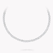 Carave Paris Floral Marquise Diamond Tennis Necklace