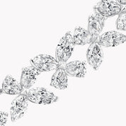 Carave Paris Floral Marquise Diamond Tennis Necklace