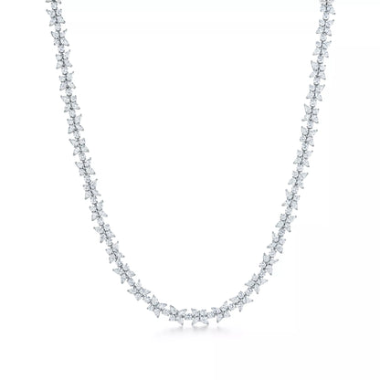 Carave Paris Floral Radiance Tennis Necklace