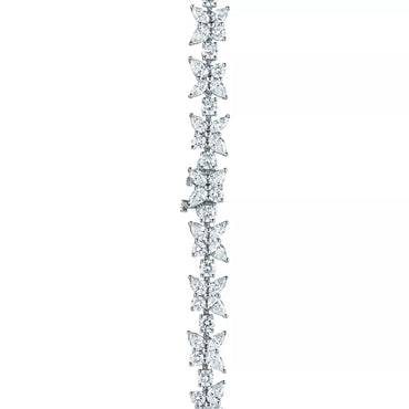 Carave Paris Floral Radiance Tennis Necklace