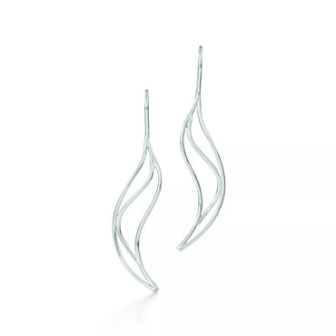 Carave Paris Flowing Wave Drop Earrings