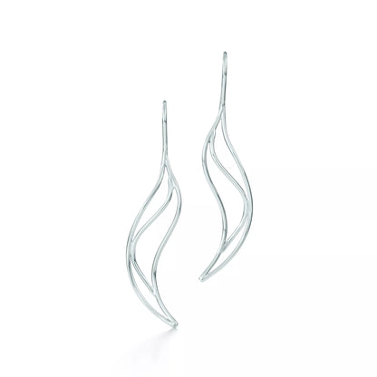 Carave Paris Flowing Wave Drop Earrings
