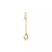 Carave Paris Fluid Heart Drop Chain Earrings