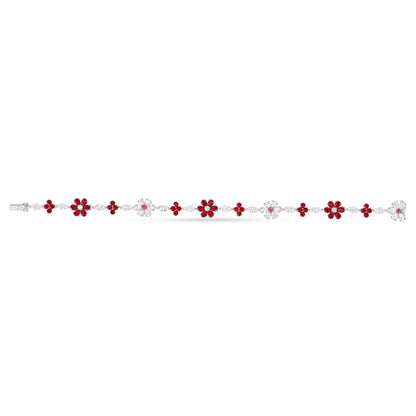 Carave Paris Forget Me Not Ruby Diamond Bracelet