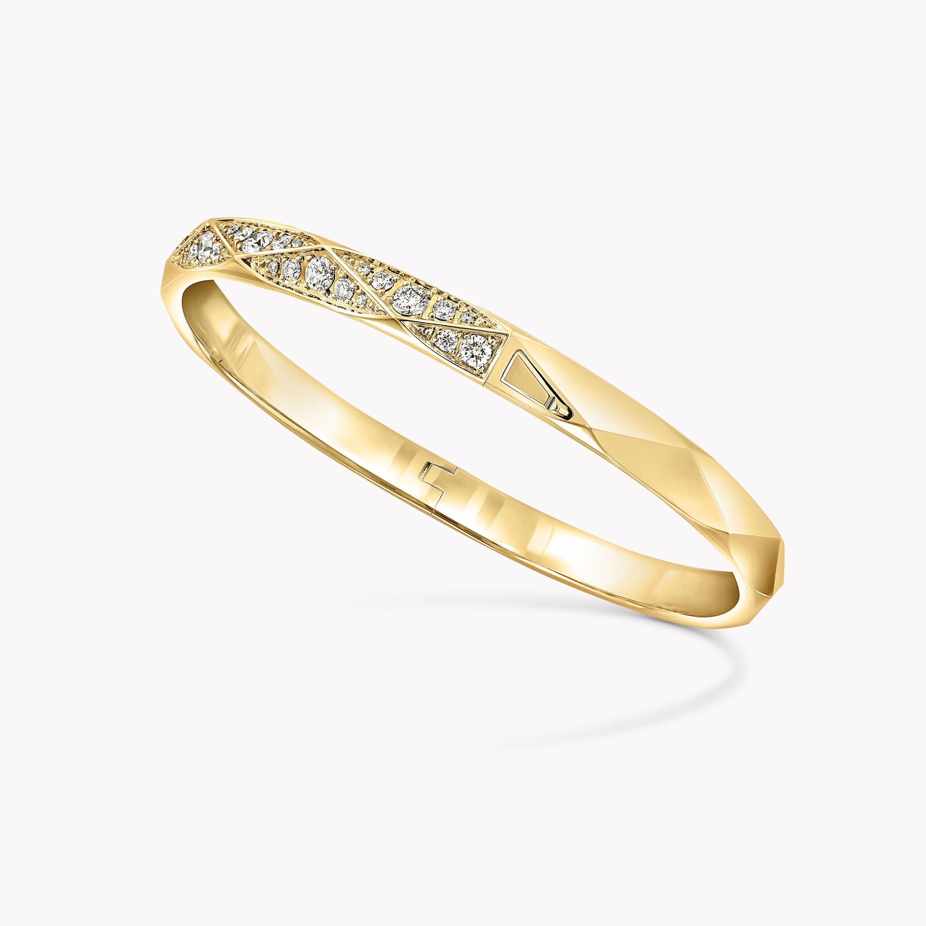 Carave Paris Geometric Diamond Bangle
