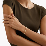 Carave Paris Geometric Diamond Bangle
