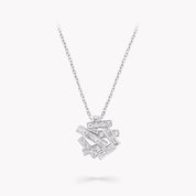 Carave Paris Geometric Diamond Cluster Pendant Necklace
