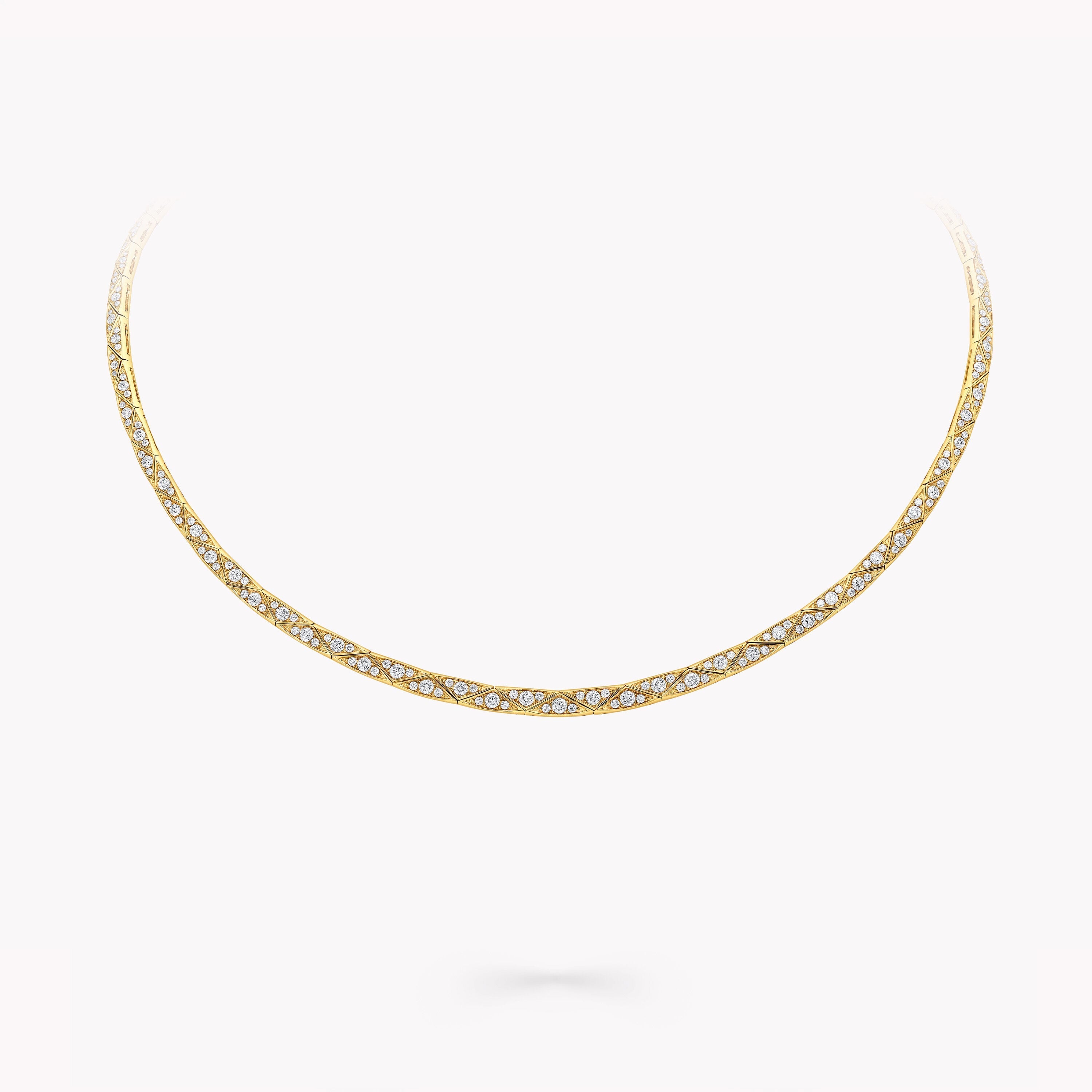Carave Paris Geometric Diamond Collar Necklace