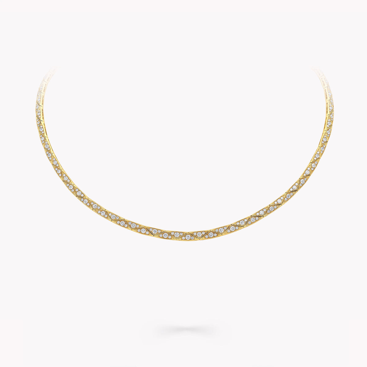 Carave Paris Geometric Diamond Collar Necklace