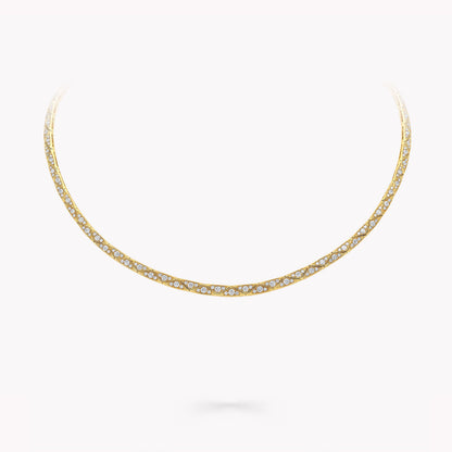Carave Paris Geometric Diamond Collar Necklace