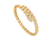 Carave Paris Serpenti Flex Diamond Open Cuff Bracelet