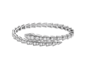 Carave Paris Serpenti Flex Diamond Open Cuff Bracelet