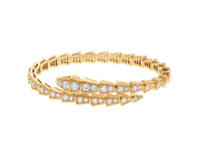 Carave Paris Serpenti Flex Diamond Open Cuff Bracelet
