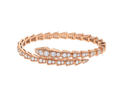 Carave Paris Serpenti Flex Diamond Open Cuff Bracelet