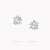 Carave Paris Geometric Diamond Stud Earrings