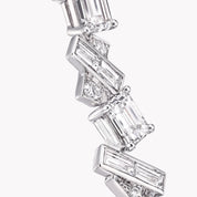 Carave Paris Geometric Diamond Tennis Bracelet White Gold