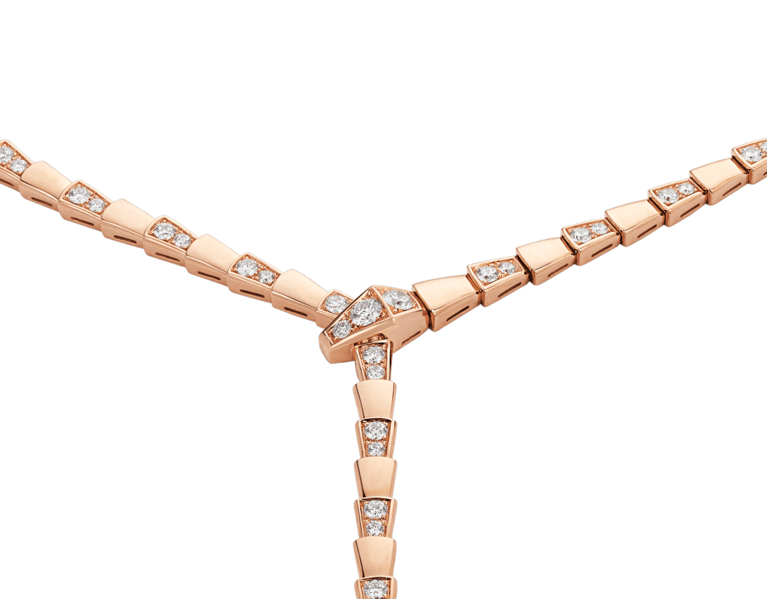 Carave Paris Geometric Diamond Y Drop Statement Necklace