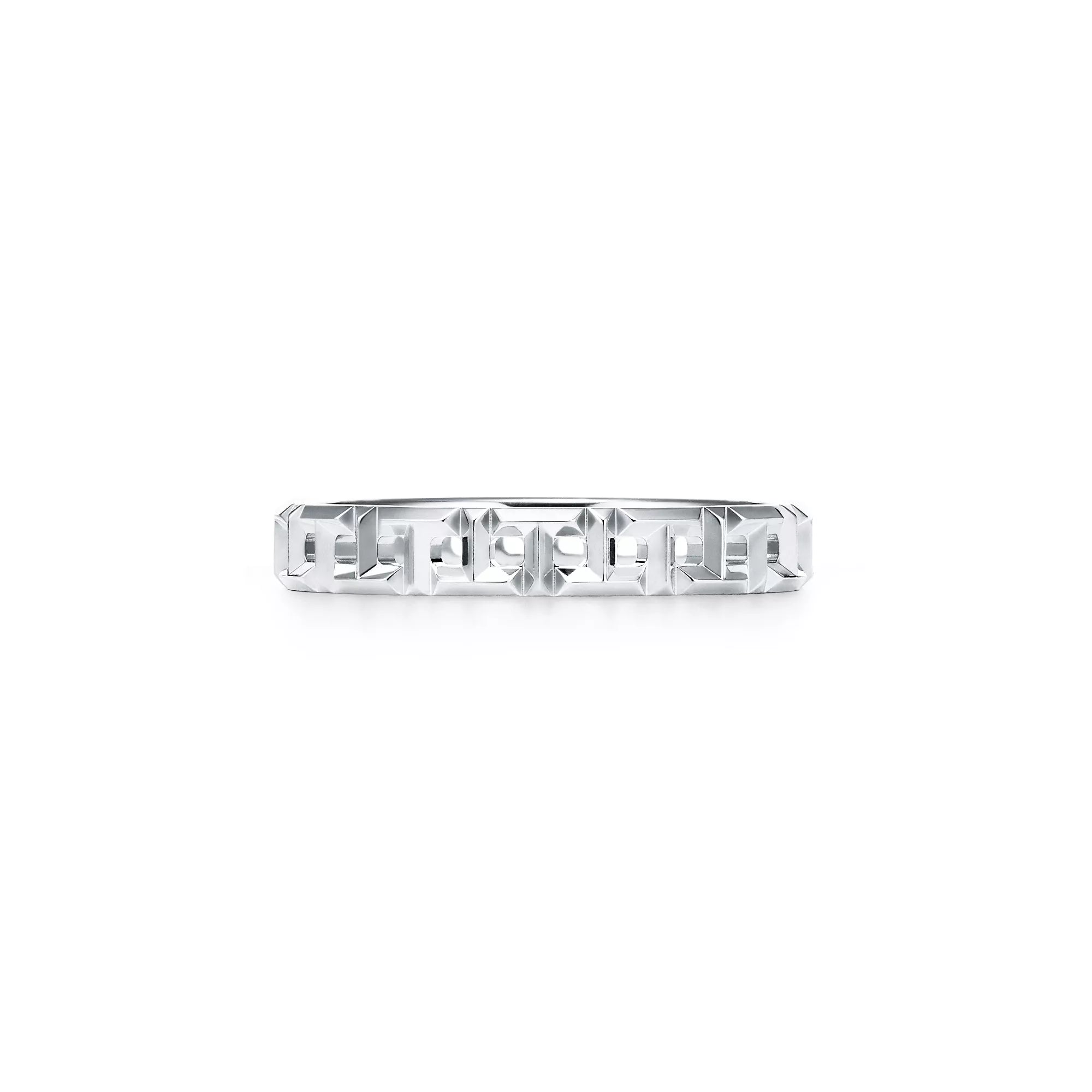 Carave Paris Geometric Faceted Eternity Band