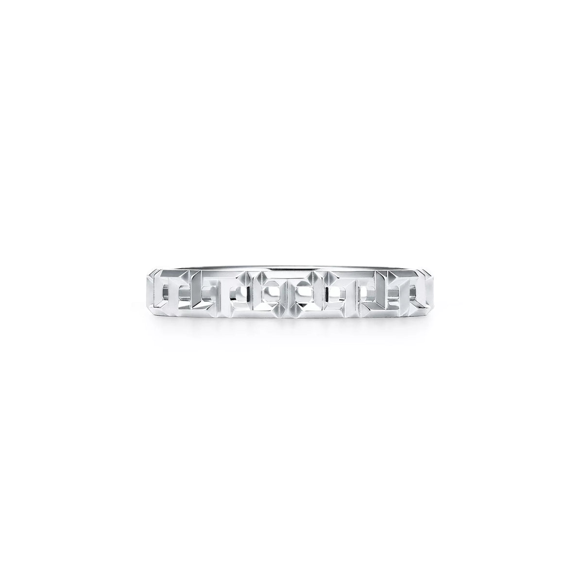 Carave Paris Geometric Faceted Eternity Band