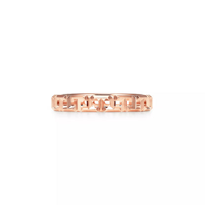 Carave Paris Geometric Faceted Eternity Band
