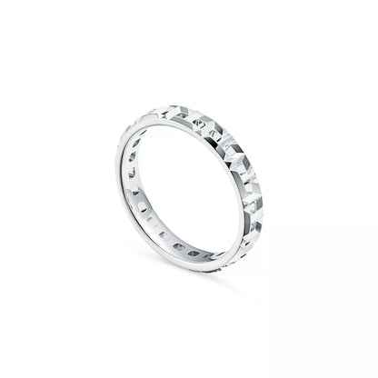 Carave Paris Geometric Faceted Eternity Band