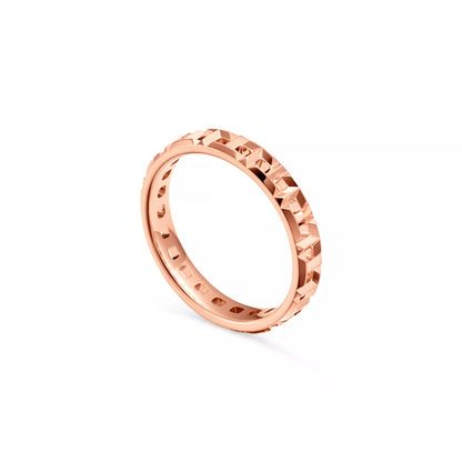 Carave Paris Geometric Faceted Eternity Band