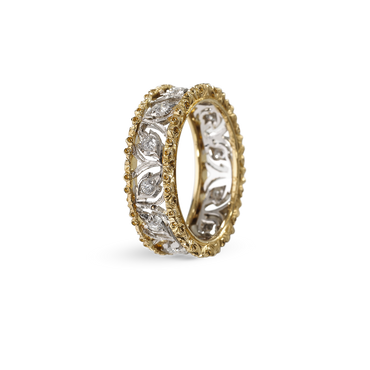 Carave Paris Geometric Mosaic Eternity Band Ring
