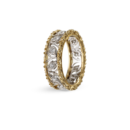 Carave Paris Geometric Mosaic Eternity Band Ring